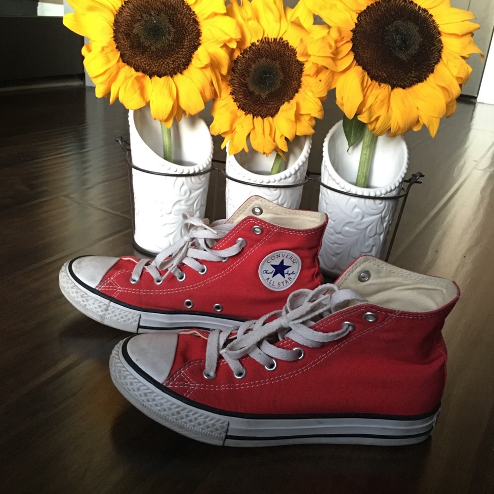 2/$25 Red High Top Converse